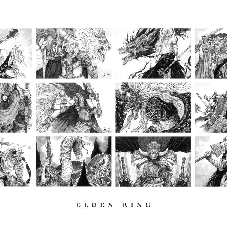 The golden lineage | A2 print | €39.99