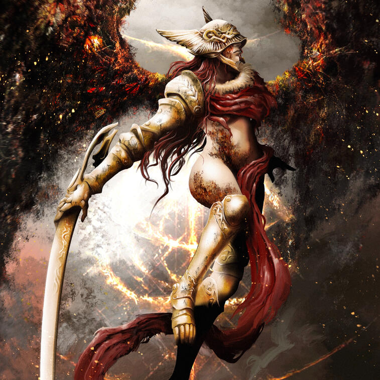 Malenia the goddess of Rot | A3 print | €34.99